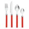 Argos Home 16 Piece Cutlery Set - Red