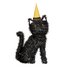 Halloween Black Tinsel Cat