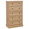 Argos Home Kensington 5 Drawer Chest - Oak Effect