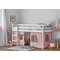 Argos Home Kaycie White Mid Sleeper with Rose Tent