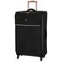 it Luggage Large Expandable 4 Wheel Soft Suitcase - Black