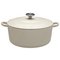 Argos Home 5.3 Litre Cast Iron Casserole Dish - Cream