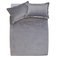 Argos Home Grey Velvet Bedding Set - Kingsize