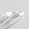 Revere Sterling Silver Heart Stud Earrings