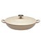 Argos Home 3 Litre Cast Iron Shallow Casserole Dish - Cream