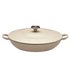 Argos Home 3 Litre Cast Iron Shallow Casserole Dish - Cream