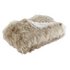Argos Home Faux Fur Throw - Soft Grey
