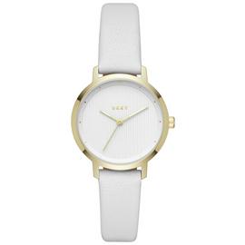 DKNY Ladies' Modernist NY2677 White Leather Strap Watch