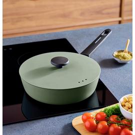 Morphy Richards 24cm Forged Aluminium Saute Pan - Green