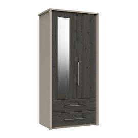 Lancaster 2 Door 2 Drawer Mirror Wardrobe