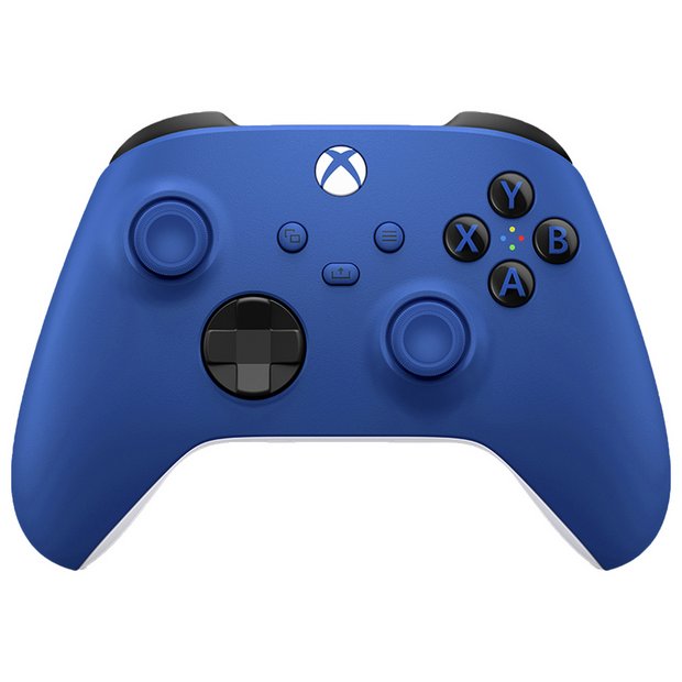 White and blue xbox on sale controller