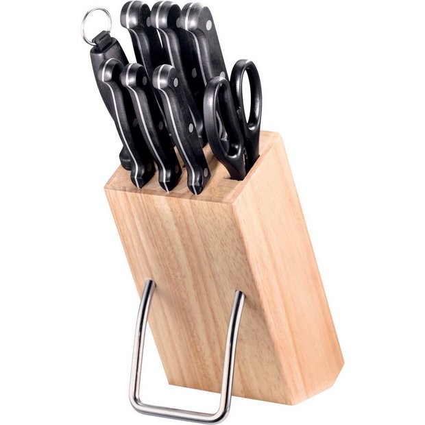 Buy HOME 8 Piece Wooden Knife Block Set at Argos.co.uk Your Online