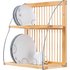 Argos Home Wood and Metal Plate Rack