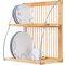 Argos Home Wood and Metal Plate Rack