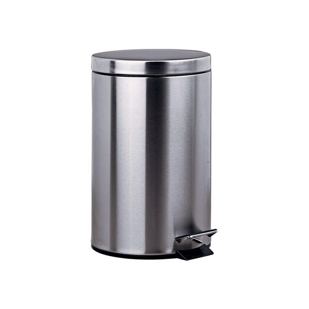 Buy HOME 12 Litre Pedal Kitchen Bin Silver at Argos.co.uk Your