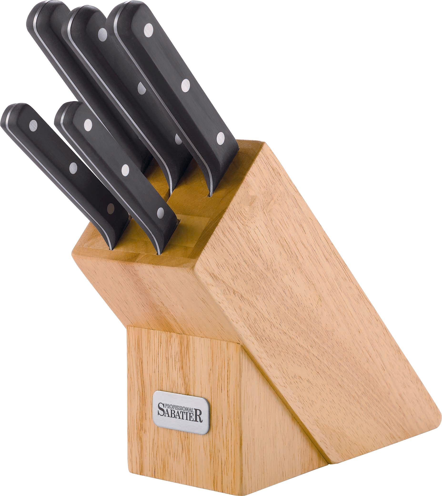 argos knife block set