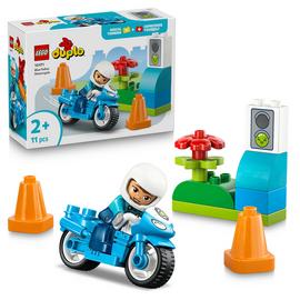 LEGO DUPLO Blue Police Motorcycle Toy 10471 PREORDER