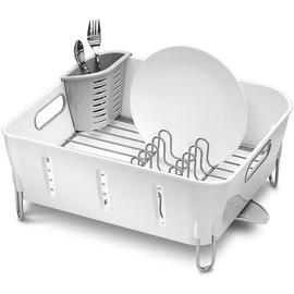 simplehuman Compact Dish Rack - White