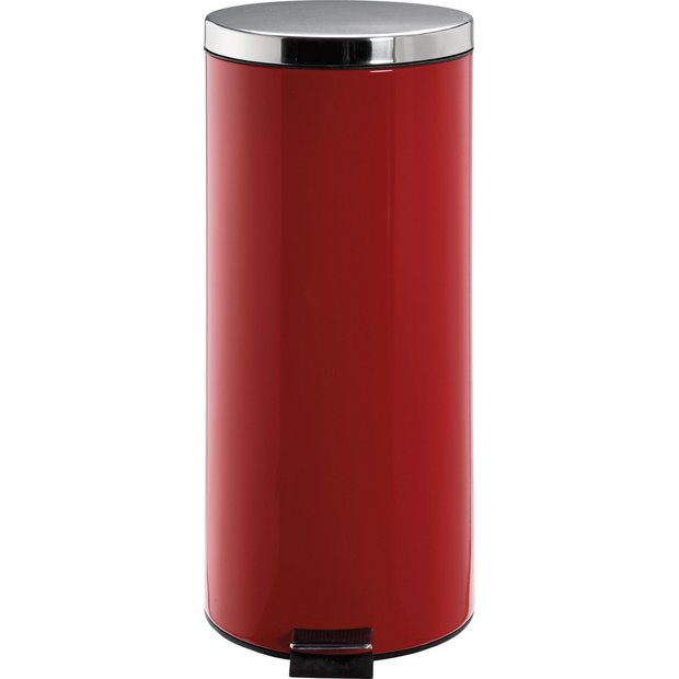 Buy HOME 30 Litre Kitchen Pedal Bin Red at Argos.co.uk Your Online