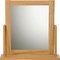 Argos Home Square Dressing Table Mirror - Oak Effect