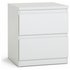 Argos Home Jenson Gloss 2 Drawer Bedside Table - White