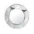 Argos Home Ebury Round Faceted Wall Mirror - Silver
