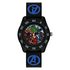 Marvel Avengers Time Teacher Black Silicone Strap Watch