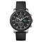 Lacoste 12.12 Men's Black Silicone Strap Chronograph Watch