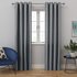 Argos Home Faux Silk Lined Eyelet Curtains - Charcoal