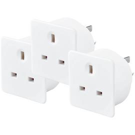 Masterplug UK to Australia Travel Adaptor - 3 Pack