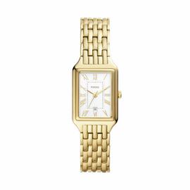 Fossil Raquel Gold Coloured Stainless Steel Bracelet Watch