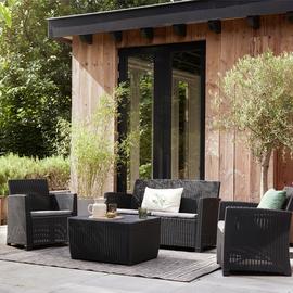 Keter 4-Seater Mia Lounge Set with Storage Table