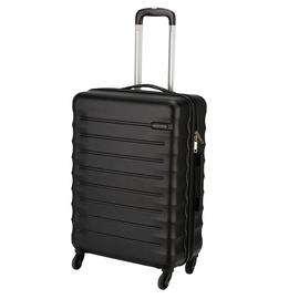 Featherstone Hard 4 Wheel Suitcase - Black