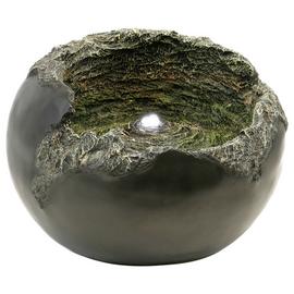 Streetwize Solar-Powered Garden Water Feature - Rock Bowl