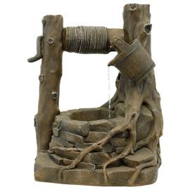 Streetwize On-Demand Solar Water Feature - Rustic Well