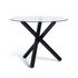 Argos Home Ava Glass 4 Seater Round Dining Table