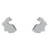 Revere Sterling Silver Rabbit Stud Earrings
