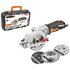 WORX WX429 Mini Saw with 3 Blades – 400W
