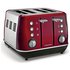Morphy Richards 240108 Evoke 4 Slice Toaster - Red