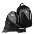 Carbrini 17L Backpack, Drawstring Bag and Wallet Set - Black