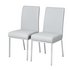 Argos Home Milla Pair of Dining Chairs - Grey