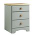 Argos Home Nordic 3 Drawer Bedside Chest - Grey & Pine