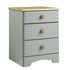 Argos Home Nordic 3 Drawer Bedside Chest - Grey & Pine