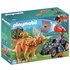 Playmobil 9434 Dinos Enemy Quad with Triceratops