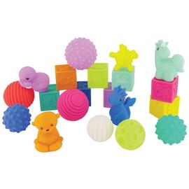 Infantino Playtime Pals & Sensory Shapes Activity Toy Set