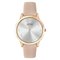 Limit Ladies' Rose Gold Plated Three Hand Pink Strap Watch