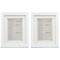 Argos Home Set of 2 4x6 Inch Double Mount Frames - White