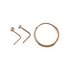 State of Mine Rose Gold Plated Nose Hoop & Studs - Set of 3