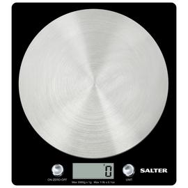 Salter Electronic Scale with Steel Platform - Black