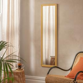 Argos Home Wooden Full Length Mirror - Oak Effect